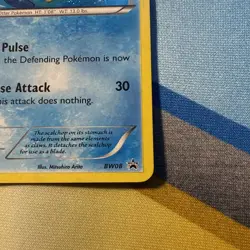 Pokemon Oshawott TCG Black White Holo Promo Card BW08 - Image 5
