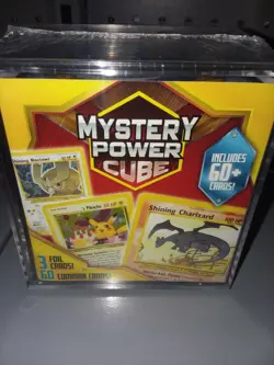 SEALED MYSTERY POWER CUBE 63 CARD CHARIZARD BOX POKEMON MINT FOIL EX GX SPECIAL - Image 2