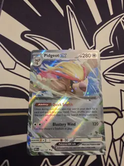 Pidgeot ex 164/197 Double Rare Obsidian Flames Pokemon TCG Card - NM English - Image 1