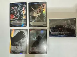 Godzilla Card Game 5 Card SR/SP super Rare Lot English - Image 1