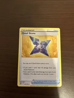 Pokemon TCG Quad Stone Silver Tempest Uncommon Card 163/195 Regular - Image 1