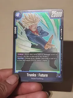 Dragon Ball Super Card Game Trunks Future FB01-051 R Rare - Image 3