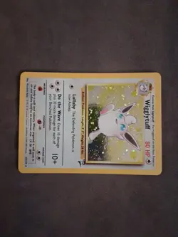 Pokemon TCG Wigglytuff Base Set 2 Holo Unlimited Rare Card 19/130 Near Mint - Image 2
