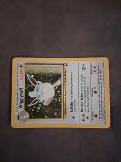 Pokemon TCG Wigglytuff Base Set 2 Holo Unlimited Rare Card 19/130 Near Mint - Image 4