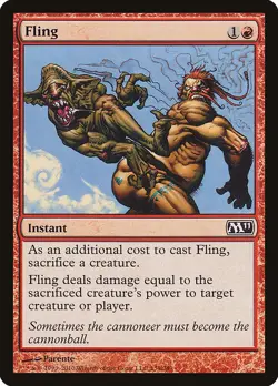 Foil Fling - Magic 2011 | MTG Card - Image 1