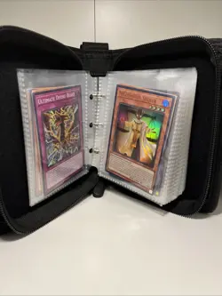 small Pokemon card sleeve binder. Yugioh cards shown comes with the purchase - Image 5
