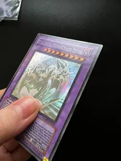 Elemental Hero Chaos Neos GLAS-EN036 Ghost Rare 1st Ed EURO Light Play+ Yugioh - Image 3