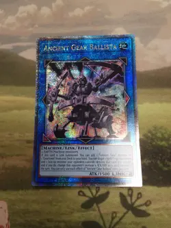 RA03-EN046 Ancient Gear Ballista Quarter Century Secret Rare 1st Ed YuGiOh NM - Image 1