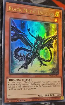 Yu-Gi-Oh! RA04-EN016 Black Metal Dragon Ultra Rare 1st Edition Near Mint - Image 1