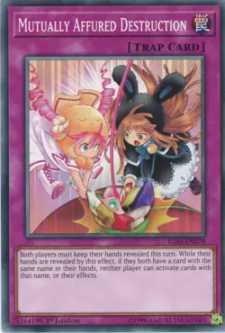 Yugioh Mutually Affured Destruction IGAS-EN078 Common NM x3 {Play SET} - Image 1
