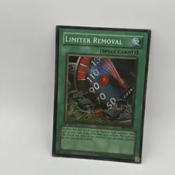 YUGIOH LIMITER REMOVAL SUPER RARE PSV-E064 1ST EDITION LP - Image 1