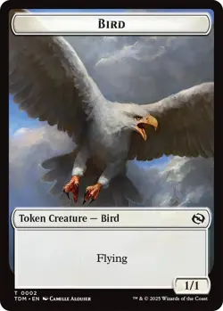 4x Bird/Spider Token, Tarkir Dragonstorm Tokens, MTG, 4 pack, Magic - Image 1