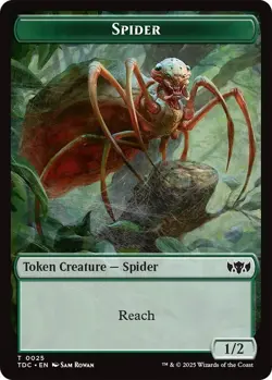 4x Bird/Spider Token, Tarkir Dragonstorm Tokens, MTG, 4 pack, Magic - Image 2
