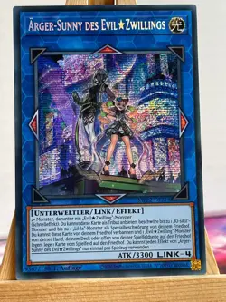 Arger-Sunny Des Evil Zwillings MP22-DE216 Secret Rare Deutsch NM YUGIOH - Image 1
