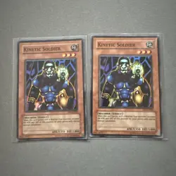 2x Kinetic Soldier TFK-EN002 Super Rare Game Promo Near Mint Yugioh - Image 1