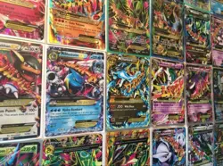 Pokemon Card Lot 75 Official TCG Cards Ultra Rare Included EX GX V MEGA + HOLOS - Image 4