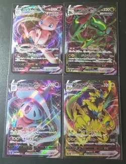 Pokemon 4 Card Vmax Lot, Japanese S12a, Pack To Sleeve. mew, rayquaza - Image 1