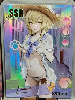 Peach Party Premium Cards SSR - Waifu Maiden Party - Goddess Story Anime SSR-60 - Image 1