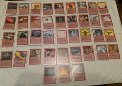 MTG Revised Edition lot of Red cards - Image 1