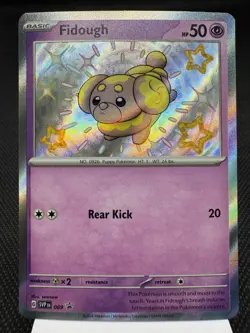 Fidough SVP069 - Shiny Holo - Scarlet & Violet Promo Pokemon Card MINT - Image 1