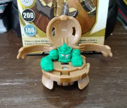 Bakugan Subterra Hammer Gorem 400G Tan Battle Brawlers W/Card! - Image 2