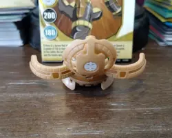 Bakugan Subterra Hammer Gorem 400G Tan Battle Brawlers W/Card! - Image 3