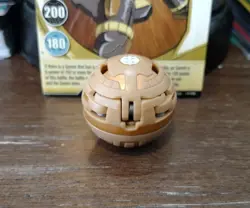 Bakugan Subterra Hammer Gorem 400G Tan Battle Brawlers W/Card! - Image 5