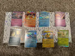 Pokemon Prismatic Evolutions Eeveelutions Regular Holo 8 Card Set Lot - Image 1