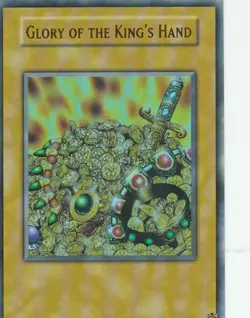 YUGIOH HOLO CARD TOKEN - GLORY OF THE KING HAND - PROMO YGLD - Image 1