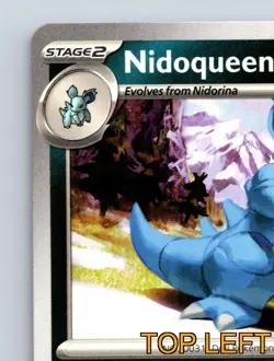 Nidoqueen HP 170 Queen Press Lunge Out Rarity Blue Pokemon Card - Image 3