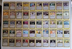 VINTAGE 90s 2000 WOTC Pokemon Trainer Cards Mixed Lot Of 50 TCG - Image 1