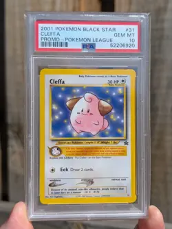 PSA 10 POKEMON CARD - CLEFFA #31 - POKEMON LEAGUE BLACK STAR PROMO 2001 - Image 1