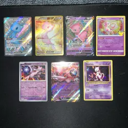 Huge Pokemon Card Collection Lot Full Art Hits Mew Holos Mewtwo Lot - Image 1