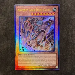 Yugioh Ancient Gear Dark Golem LEDE-AE006 Ultimate Rare Asia English NM - Image 1