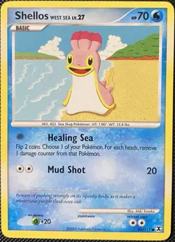 Shellos West Sea 80/111 Rising Rivals Regular - Pokemon Card - Image 3