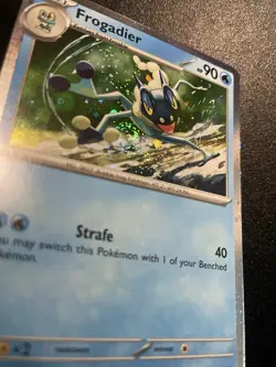 Frogadier 057/197 SWIRL S&V Promo Cosmos Holo NM Pokemon Card 2023 - Image 2