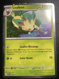 Leafeon 170 Sv: Scarlet & Violet Promo Cosmos Holo NM Pokemon Card 2025 - Image 1