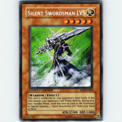 Yugioh Silent Swordsman LV5 EEN-ENSE4 Limited Edition Secret Rare - VLP-NM 💎 - Image 1