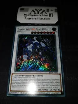 CRYSTAL WING SYNCHRO DRAGON SECRET NM 1ST ED BLLR-EN062 - ITALIAN* YUGIOH - Image 1