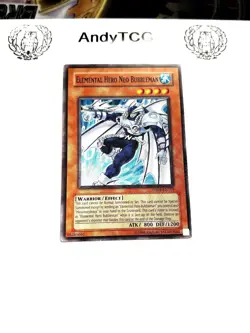 ELEMENTAL HERO NEO BUBBLEMAN - 1ST ED COMMON NM SO1-EN004/ DR04 EN124 - YUGIOH - Image 4