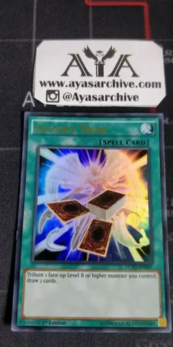 ADVANCE DRAW - 1ST ED ULTRA RARE NM/VLP LC5D-EN047 - YUGIOH A+ STORE - Image 1