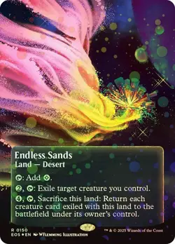 MTG - Endless Sands - Galaxy Foil - Stellar Sights - Edge of Eternities - Image 1