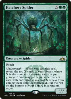MTG Guilds of Ravnica GRN Hatchery Spider MINT - Image 1