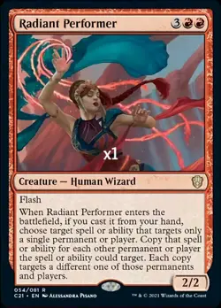 MTG Commander 2021 C21 Radiant Performer MINT - Image 1