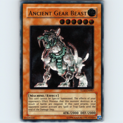 Yugioh Ancient Gear Beast TLM-EN007 Unlimited Ultimate Rare Holo - VLP-NM 💎 - Image 1