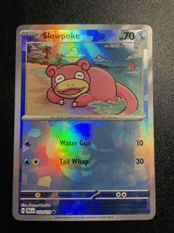 Slowpoke 018/131 Prismatic Evolutions Poke Ball Holo NM Pokemon Card 2025 - Image 1