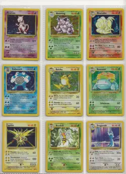 Complete Master Base Set 102/102 WOTC Vintage Pokemon Cards 1999 HOLO Charizard - Image 3