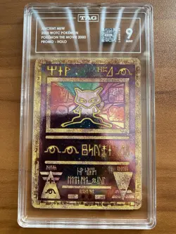 Ancient Mew WOTC Promo Pokemon Card Holographic TAG 9 - Image 1