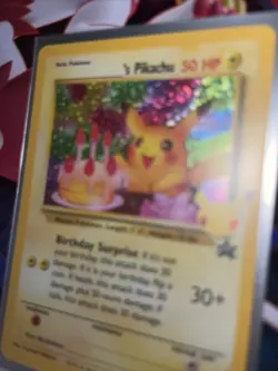 HOLO Birthday Pikachu 24 NM / M Pokemon Celebrations Secret Rare Classic Card - Image 3