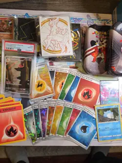 Pokemon Card Lot IR Ex Vintage Accessories Card Sleeves PSA Graded Modern - Image 3
